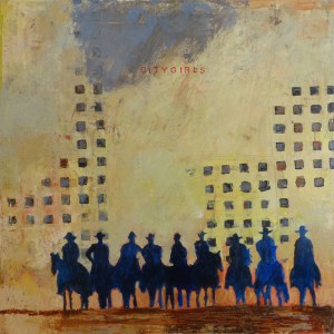 City Girls, 2015, acrylic on canvas, 30 x 30 inches