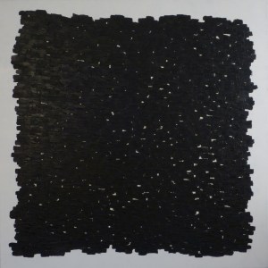 Black Elements, 2011, oil on canvas, 60 x 60 inches