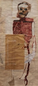 Person (1), 2010, mixed media on paper, ? x ? inches