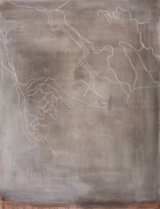 Shatt al Arab, 2007, acrylic on canvas, 130 x 100 cm (sold)