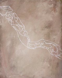 Rio Negro, 2007, acrylic on canvas, 37 x 29 cm