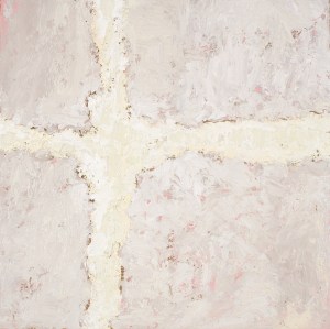 Crossing (17), 2008, oil on canvas, 16 x 16 inches
