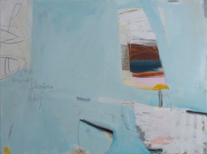 Lost Teacups Floating By, 2015, acrylic on canvas, 18 x 24 inches (sold)