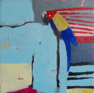 Other Side of Silence, 2018, acrylic on canvas, 10 x 10 inches (sold)