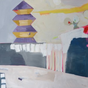 Japan Collection, 2019, acrylic on canvas, 48 x 48 inches (available at Hang Art)