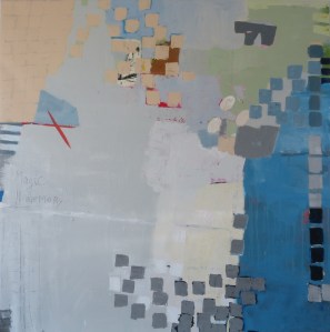 Magic Moment, 2020, acrylic on canvas, 56 x 56 inches (available at Hang Art)