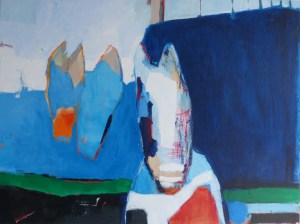 Trio, 2021, acrylic on canvas, 30 x 40 inches